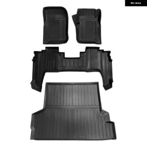 3D TPEフロアマットライナー トヨタ ランドクルーザー LC76 ワゴン LC79 LC71 RHD 2007-2023 車用カーペット トランク マット - 1 Set