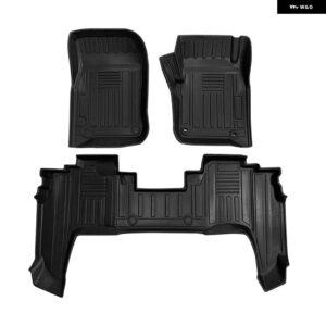 3D TPEフロアマットライナー トヨタ ランドクルーザー LC76 ワゴン LC79 LC71 RHD 2007-2023 車用カーペット トランク マット - 3pcs RHD