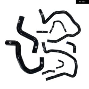 シリコン ラジエーター ホースキット + バキュームホースキット 日産 セフィーロ A32 A33 1997-2005 - K8-66 Black