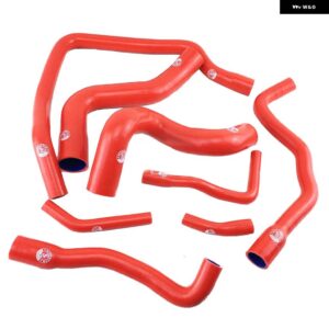 シリコン ラジエーター ホースキット BMW E34 M30 6CYC 525 528 530 89-95 8個 - K8-102 RED