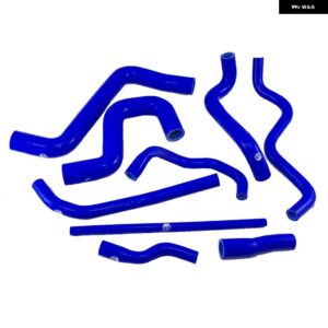 シリコンインテークホース VW ゴルフ GT I MK2 1.8 8V PBコード 1987-1991 9個 - K8-103-104 BLUE