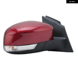 ドアバックミラー アセンブリ フォード フォーカス MK3 2011-2018 ユーロキャンディレッドワインレッド ヒーター付きウィングバックミラー カーアクセサリー - 1PC Right