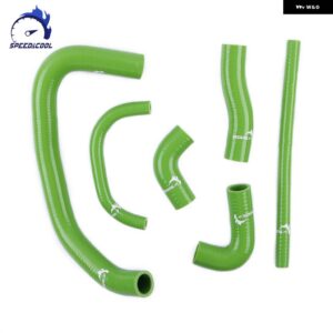 カワサキ ZX9R 1994 1995 1996 1997 バイク 用シリコン ラジエーター クーラントホースキット - Green