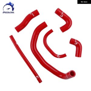 カワサキ ZX9R 1994 1995 1996 1997 バイク 用シリコン ラジエーター クーラントホースキット - Red