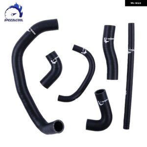 カワサキ ZX9R 1994 1995 1996 1997 バイク 用シリコン ラジエーター クーラントホースキット - Matt Black