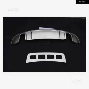 カーアクセサリー アウディ Q5 2009-2017 ステンレス 前後 バンパー ガードプレート 回避 - A　2009-2012