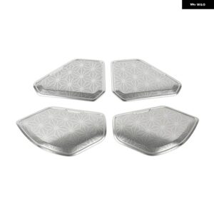 トヨタ RAV4 XA50 2019-24 ハイブリッド カードア オーディオ スピーカー ラウド スピーカー ツイーターカバー アクセサリー - silver