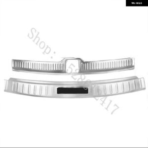 メルセデス ベンツ GLC300L/260L 2016 ~2022 カーアクセサリー リア バンパー プロテクター シル トランク トレッドプレート トリム バンパー - 3