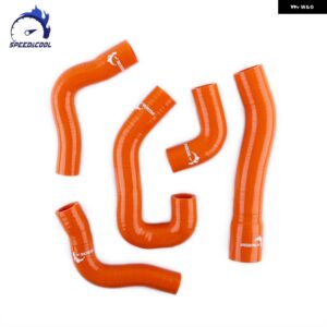 2008-2011 KTM 1190 RC8 2009 2010 バイク 用シリコン ラジエーター ヒータークーラント チューブ パイプ ホースキット - Orange