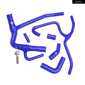 車用シリコン ラジエーター クーラント フルコンプリートセット パイプ チューブ ホースキット ランドローバー ディスカバリー 2 TD5 1999 2000-2004 6個 - K8-2033　　BLUE