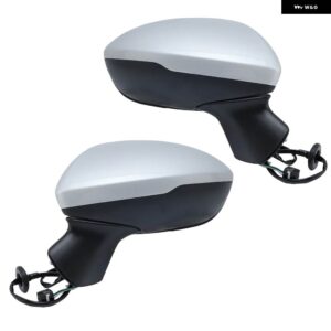 3ワイヤーサイドバックミラー アセンブリ シボレー クルーズ2016-2019シルバーグレー電動サイドミラー アセンブリ カーアクセサリー - 1　Pair