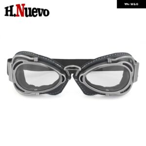 バイク オートバイ MXゴーグル ヴィンテージ メンズ メガネ ダート バイク オートバイ モトクロス スキー 安全ゴーグルレス オフロード 自転車 バイカー ス - Grey Frame Clear