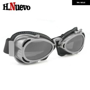 バイク オートバイ MXゴーグル ヴィンテージ メンズ メガネ ダート バイク オートバイ モトクロス スキー 安全ゴーグルレス オフロード 自転車 バイカー ス - Grey Frame Smoke