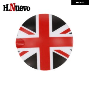 ブランド ユニオンジャック 車用燃料 タンクキャップ カバー ステッカー ミニ クーパー R55 R56 ハッチバック 専用 カー スタイリング アクセサリー - Black Union Jack