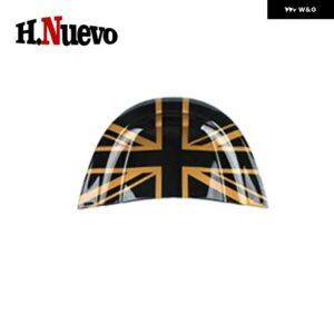 車内ルーフ読書灯 ステッカー フレーム カバー フレーム MINI COOPER F54 F55 F56 F60 COUNTRYMANアクセサリー - Gold Union Jack