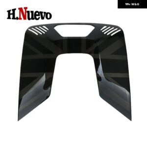 車用ミニクーパーS E SE F65 F66 U25 カントリーマン J01 EV エースマン J05 読書灯 フレーム トリム ステッカー 装飾 インテリア アクセサリー - Dark Black Jack