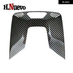 車用ミニクーパーS E SE F65 F66 U25 カントリーマン J01 EV エースマン J05 読書灯 フレーム トリム ステッカー 装飾 インテリア アクセサリー - Carbon fiber pattern