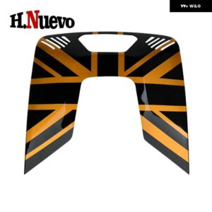 車用ミニクーパーS E SE F65 F66 U25 カントリーマン J01 EV エースマン J05 読書灯 フレーム トリム ステッカー 装飾 インテリア アクセサリー - Golden Jack