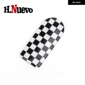 車 ミニ クーパー クラブマン F55 F56 F57 F54 F60 カー スタイリング ユニオンジャック カー グローブ ボックス ハンドル 装飾 収納 ボックス カバー - F54 F60 Checker