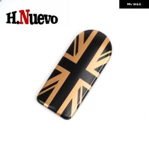 車 ミニ クーパー クラブマン F55 F56 F57 F54 F60 カー スタイリング ユニオンジャック カー グローブ ボックス ハンドル 装飾 収納 ボックス カバー - F54 F60 Gold Jack