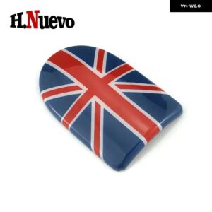 車 ミニ クーパー クラブマン F55 F56 F57 F54 F60 カー スタイリング ユニオンジャック カー グローブ ボックス ハンドル 装飾 収納 ボックス カバー - F55 56 57 Red Jack