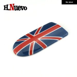 車 ミニ クーパー クラブマン F55 F56 F57 F54 F60 カー スタイリング ユニオンジャック カー グローブ ボックス ハンドル 装飾 収納 ボックス カバー - F54 F60 Red Jack