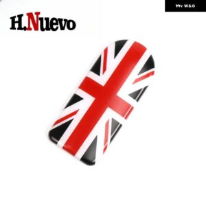 車 ミニ クーパー クラブマン F55 F56 F57 F54 F60 カー スタイリング ユニオンジャック カー グローブ ボックス ハンドル 装飾 収納 ボックス カバー - F54 F60 Black Jack