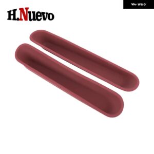 2024 2025 シリコン製 2個セット 車用リア オーガナイザー 収納 ボックス ポケット ミニクーパー 電気自動車 E SE J01 自動車内装アクセサリー - wine red