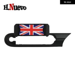 車アクセサリー エア アウトレット 携帯電話 ブラケット 携帯電話 ホルダー 内装 回転 スタンド MINI COOPER J01 J05 - J05 Red Jack