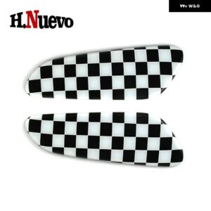 車内 ステッカー アームレスト ボックス カバー ステッカー デカール 装飾 ケース ミニクーパー F60 カントリーマン F60 カー スタイリング 2枚 - Checker