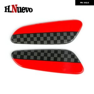 車内 ステッカー アームレスト ボックス カバー ステッカー デカール 装飾 ケース ミニクーパー F60 カントリーマン F60 カー スタイリング 2枚 - JCW