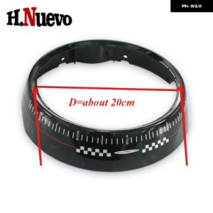 センター コンソール コントロール スクリーン 装飾 フレーム ナビゲーションカバー ミニクーパーF55 F56 F57車内アクセサリー - F55 F56 20cm