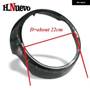 センター コンソール コントロール スクリーン 装飾 フレーム ナビゲーションカバー ミニクーパーF55 F56 F57車内アクセサリー - F55 F56 22cm