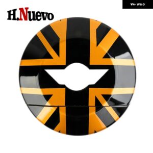 MINI COOPER SE J01 J05 ELECTRIC U25 COUTRYMAN ステアリングホイール センターカバー パネル スタイリング ステッカー 車内アクセサリー - Gold Jack