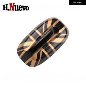 車 MINI COOPER S JCW F55 F56 車 外装 トリム アンテナ 装飾 カバー ステッカー カー スタイリング アクセサリー - Gold Jack