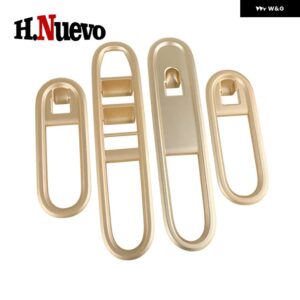 ミニ カントリーマン U25 2024 2025 車ドア アームレスト パネル ハンドル ホルダー ウィンドウリフトスイッチ ボタン カバー トリム ABSアクセサリー 4個 - Champagne Gold