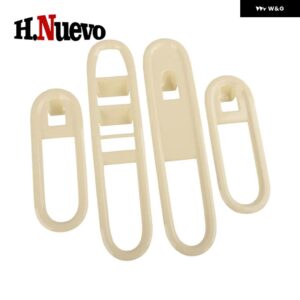 ミニ カントリーマン U25 2024 2025 車ドア アームレスト パネル ハンドル ホルダー ウィンドウリフトスイッチ ボタン カバー トリム ABSアクセサリー 4個 - Beige