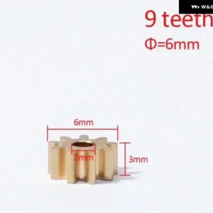 1個車ドアロックモーター セントラ ルロックモーター フォード フォーカス マツダ M3 ランドローバー ジャガー ボルボ - 6 pcs 9 teeth gear