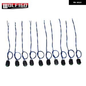 1セット/10セット温度センサー2ピンコネクタソケットプラグ ワイヤー付き ワイヤーなし 1-967644-1 968405-1 BMW 3 5 7シリーズ - 10 pcs with wires