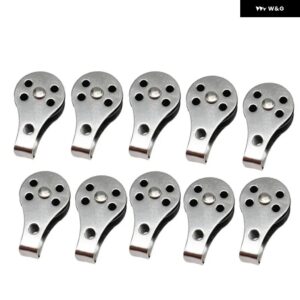 316 ステンレス シングル プーリー ブロック プーリー ナイロン プーリー 洗濯ラインセーリングボートアクセサリー2/4/6/10個 - 10pcs