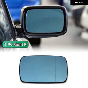 1PCS 車サイドヒーター付きミラー ガラスバックミラー レンズ 左/右 BMW 3シリーズ E46 1998-2006 - 1PC Right
