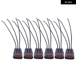 3ウェイ イグニッション コイルプラグメスコネクタ ハーネス DODGE 三菱 ECLIPSE LANCER GALANT 2.4L MR994643 18323A016 MR994642 - 6pcs