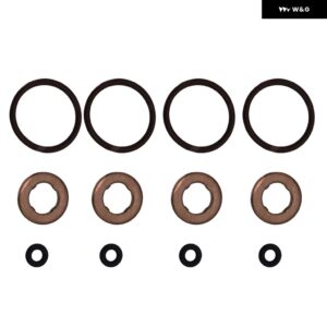 4セット/6セット シリンダー コモンレール インジェクター シールキット VW アウディ TDI TOUAREG A8 A7 A6 059130519 059130119 03P130519 - 4　SETS