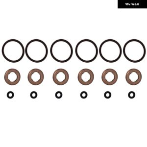4セット/6セット シリンダー コモンレール インジェクター シールキット VW アウディ TDI TOUAREG A8 A7 A6 059130519 059130119 03P130519 - 6　SETS