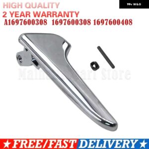 1697600308 1697600408ペア 車内内装 ドアハンドル キット クローム 左右 メルセデスベンツ A B クラス W169 W24 - Just Left
