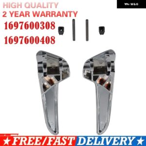 1697600308 1697600408ペア 車内内装 ドアハンドル キット クローム 左右 メルセデスベンツ A B クラス W169 W24 - A Set