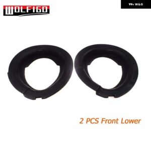 1PCS / 2PCS / 4PCS スプリング パッド フロントアッパー フロントロアー サスペンション スプリング インシュレーター E39 E46 E85 31331096664 - Front Lower x 2