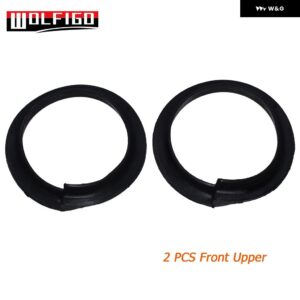 1PCS / 2PCS / 4PCS スプリング パッド フロントアッパー フロントロアー サスペンション スプリング インシュレーター E39 E46 E85 31331096664 - Front Upper x 2