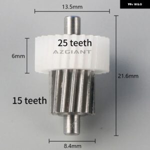 30T 15/25T シボレー マリブ クルーズ キャプティバ スパーク サイドリバースビュー 折りたたみ ミラー アクチュエーター ギア リペア 外装 - 1 piece gear B