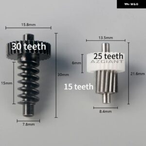 30T 15/25T シボレー マリブ クルーズ キャプティバ スパーク サイドリバースビュー 折りたたみ ミラー アクチュエーター ギア リペア 外装 - 1 gear assembly